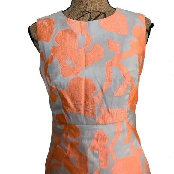 DVF Diane Von Furstenberg Women’s Size 4 Carpreena Rose Jacquard Mini Dress - Picture 3 of 15